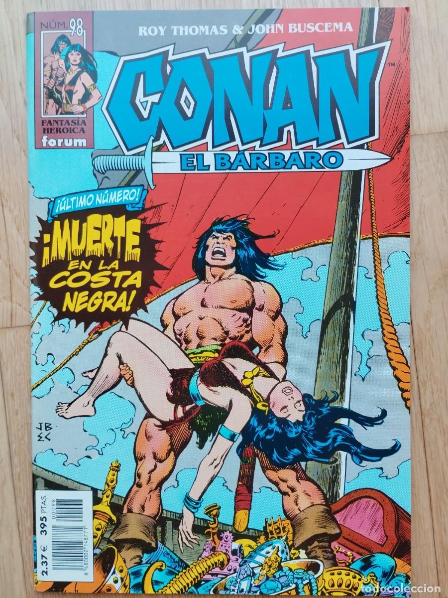 C&oacute;mics: CONAN EL BARBARO n&ordm; 98 (&Uacute;ltimo n&uacute;mero) Editorial Forum - Foto 1