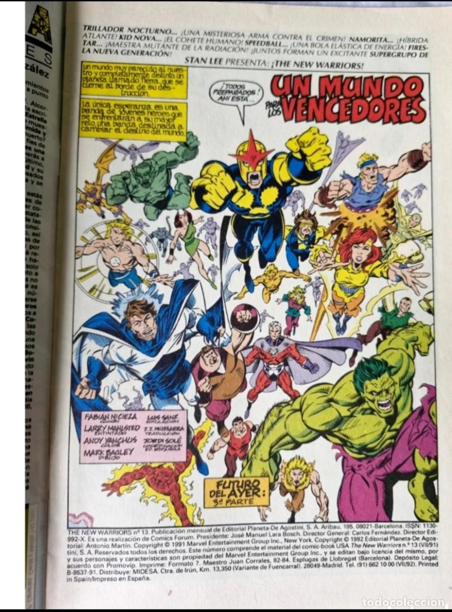 C&oacute;mics: THE NEW WARRIORS - N&Uacute;MERO 13 - VOL 1 - MARVEL C&Oacute;MICS - FORUM - Foto 3