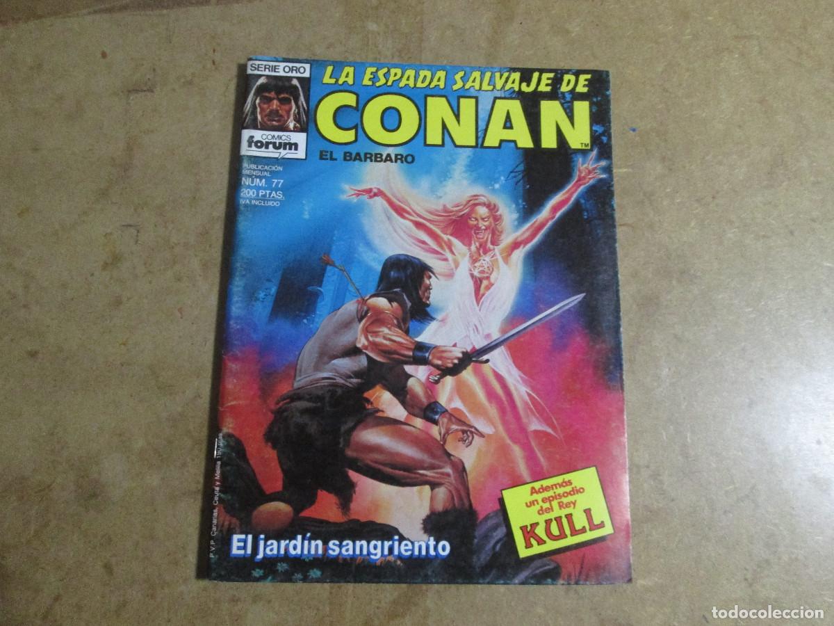 C&oacute;mics: LA ESPADA SALVAJE DE CONAN N&ordm; 77, FORUM - Foto 1
