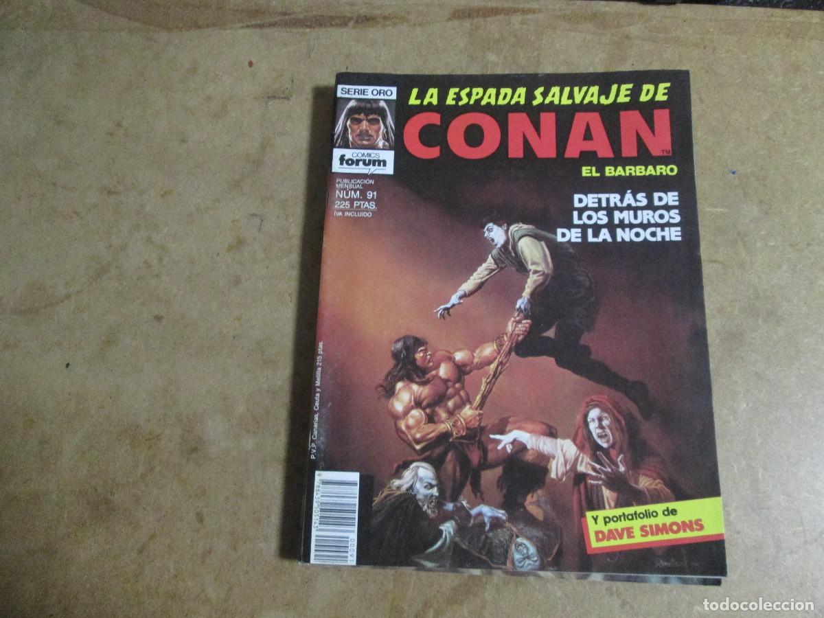 C&oacute;mics: LA ESPADA SALVAJE DE CONAN N&ordm; 91, FORUM - Foto 1