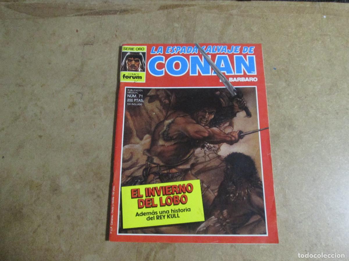 C&oacute;mics: LA ESPADA SALVAJE DE CONAN N&ordm; 71, FORUM - Foto 1