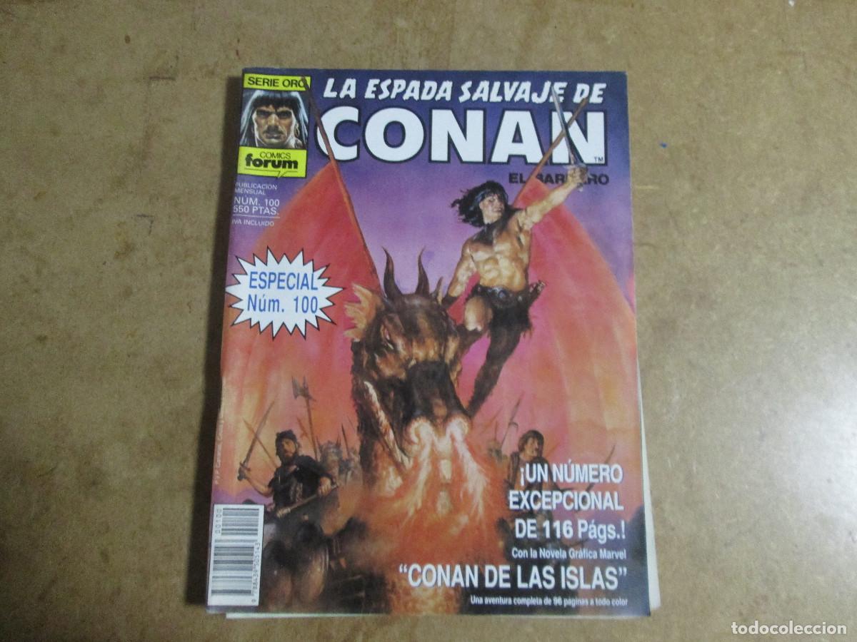 C&oacute;mics: LA ESPADA SALVAJE DE CONAN N&ordm; 100, FORUM, especial - Foto 1
