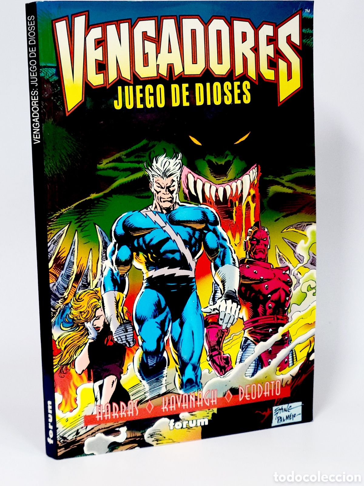 C&oacute;mics: C&Oacute;MIC DE KIOSCO LOS VENGADORES JUEGO DE DIOSES MARVEL FORUM - Foto 1
