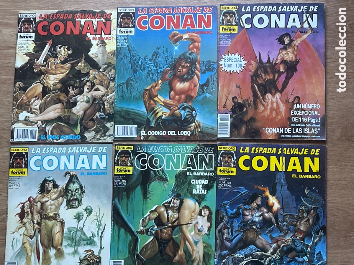 C&oacute;mics: La Espada Salvaje de Conan Lote 98-103 - Foto 1