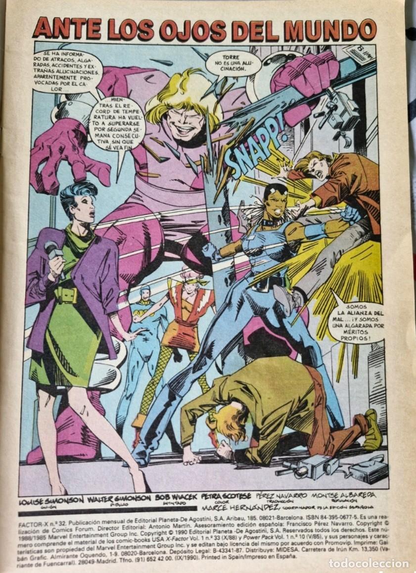 C&oacute;mics: FACTOR X - FACTOR X 32 - VOLUMEN 1 - VOL 1 - X-FACTOR - MARVEL COMICS - FORUM - Foto 3