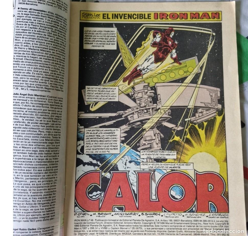 C&oacute;mics: IRON MAN Y CAPITAN MARVEL NUMERO 49 - VOLUMEN 1 - MARVEL - COMICS FORUM - Foto 3