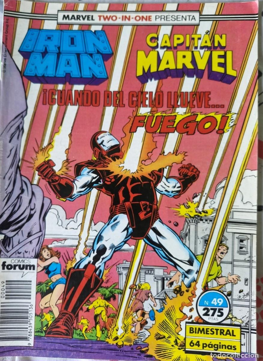 C&oacute;mics: IRON MAN Y CAPITAN MARVEL NUMERO 49 - VOLUMEN 1 - MARVEL - COMICS FORUM - Foto 1