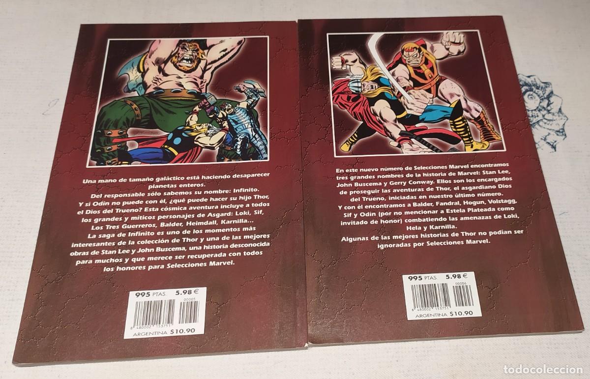 C&oacute;mics: selecciones marvel 5 y 6. Thor de Stan Lee y John Buscema. Forum A&ntilde;o 2000. - Foto 2
