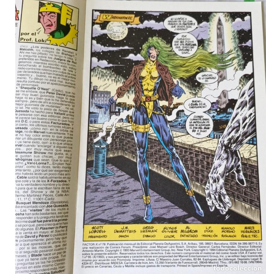 C&oacute;mics: FACTOR X - 79 - VOLUMEN 1 - VOL 1 - X-FACTOR - MARVEL COMICS - FORUM - Foto 3