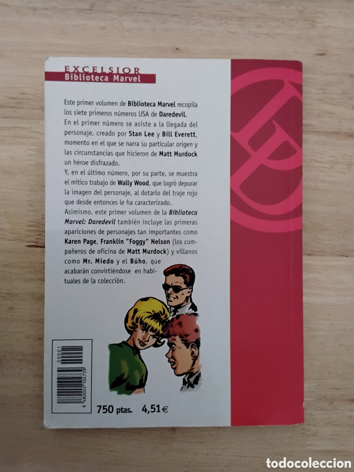 C&oacute;mics: BIBLIOTECA MARVEL DAREDEVIL N&Uacute;MERO 1 EXCELSIOR, EDITORIAL FORUM - Foto 3