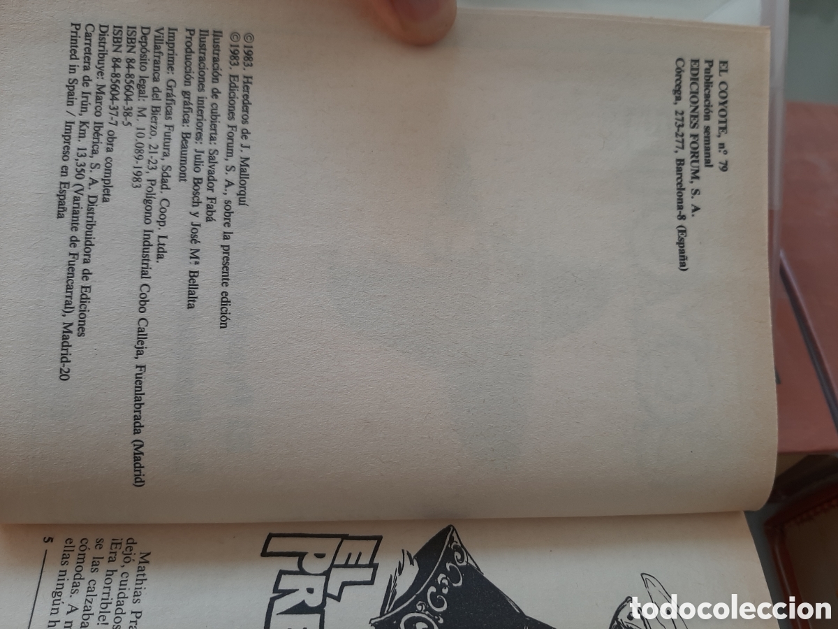 C&oacute;mics: Colecci&oacute;n El Coyote. Forum, 1983. - Foto 7
