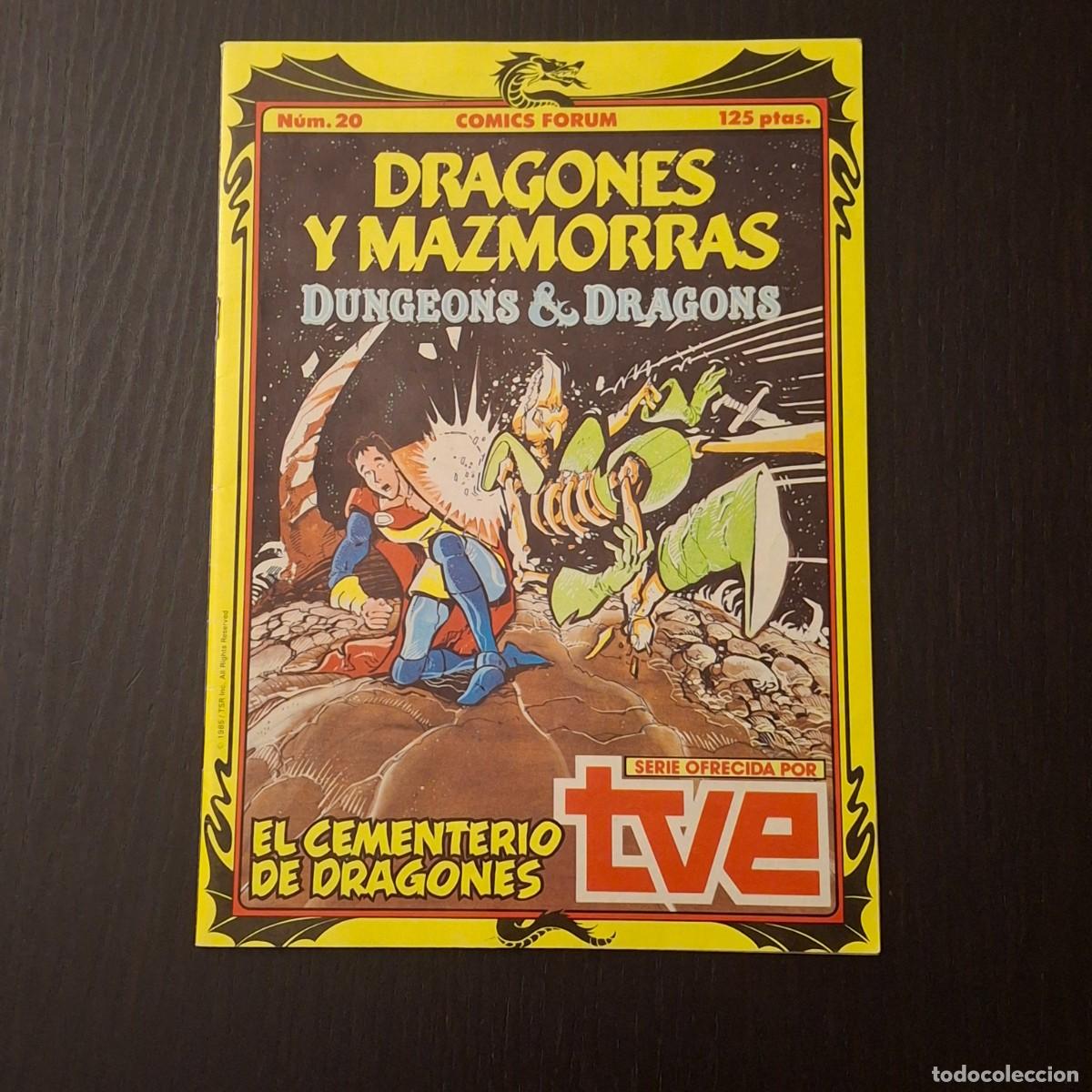 C&oacute;mics: DRAGONES Y MAZMORRAS N&ordm; 20 - EL CEMENTERIO DE DRAGONES - COMICS FORUM - Foto 1