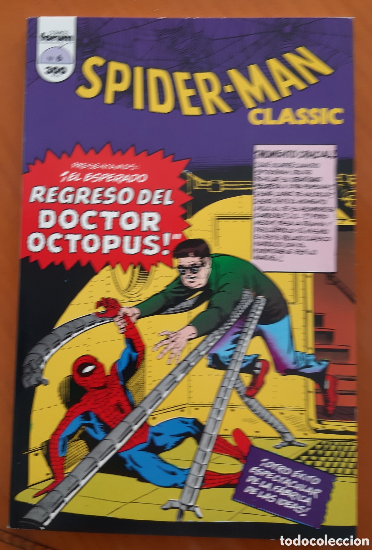 C&oacute;mics: C&oacute;mic Spider-Man. Forum. N&uacute;mero 6. Impecable - Foto 1