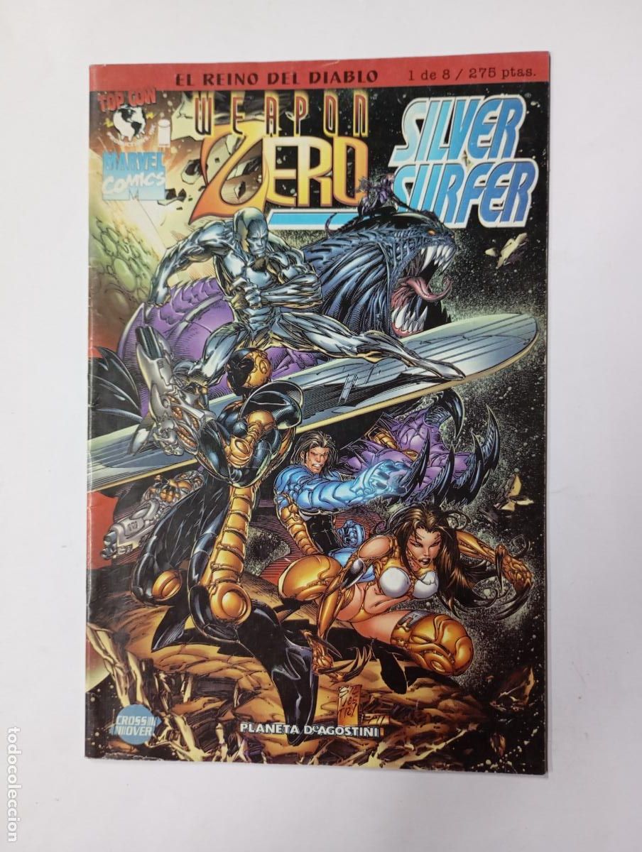 C&oacute;mics: MARVEL / EL REINO DEL DIABLO N.&ordm; 1 de 8 WEAPON ZERO - SILVER SURFER. TDKC36 - Foto 1