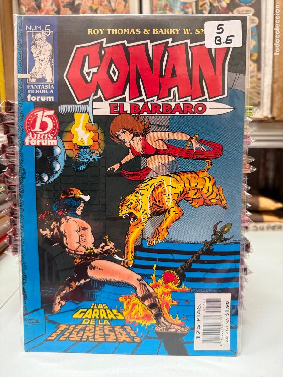C&oacute;mics: CONAN DE ROY THOMAS EDITORIAL FORUM NUMERO 5 BUEN ESTADO - Foto 1