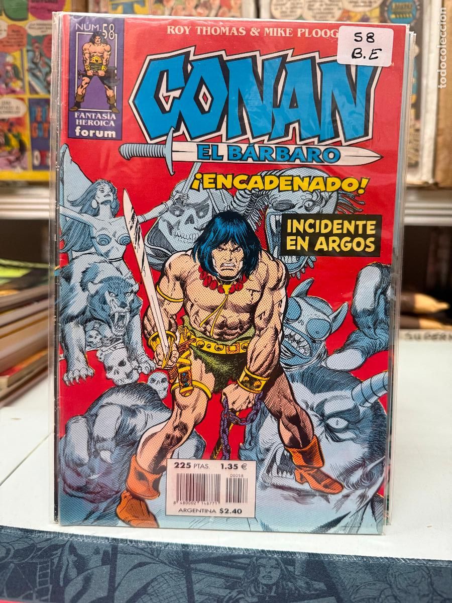 C&oacute;mics: CONAN DE ROY THOMAS EDITORIAL FORUM NUMERO 58 BUEN ESTADO - Foto 1