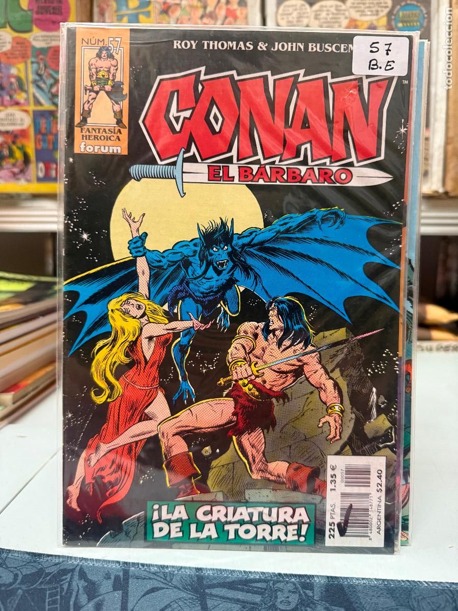 C&oacute;mics: CONAN DE ROY THOMAS EDITORIAL FORUM NUMERO 57 BUEN ESTADO - Foto 1