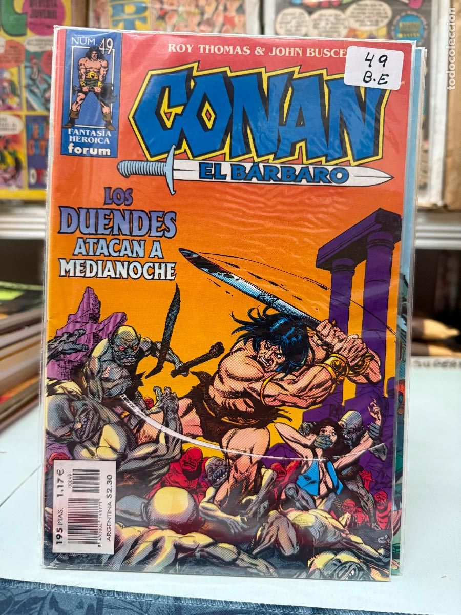C&oacute;mics: CONAN DE ROY THOMAS EDITORIAL FORUM NUMERO 49 BUEN ESTADO - Foto 1
