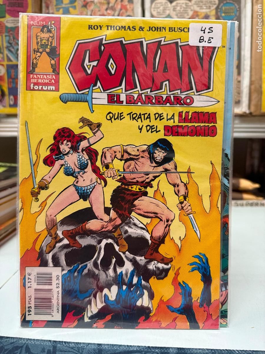 C&oacute;mics: CONAN DE ROY THOMAS EDITORIAL FORUM NUMERO 45 BUEN ESTADO - Foto 1