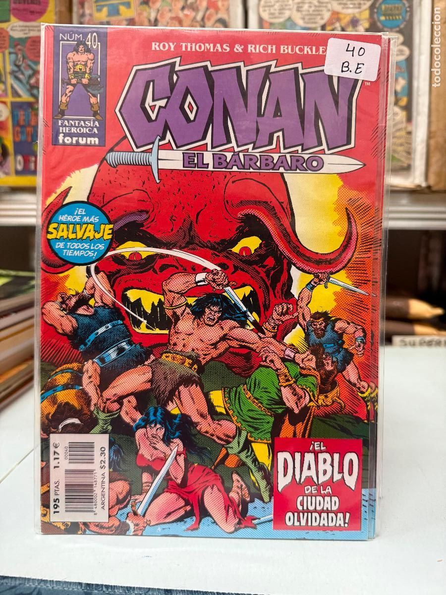 C&oacute;mics: CONAN DE ROY THOMAS EDITORIAL FORUM NUMERO 40 BUEN ESTADO - Foto 1