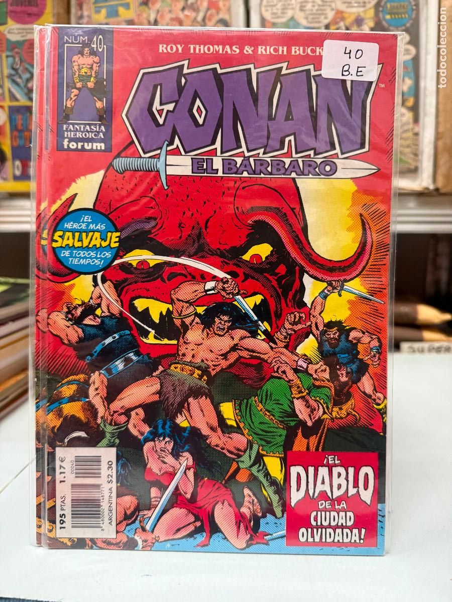 C&oacute;mics: CONAN DE ROY THOMAS EDITORIAL FORUM NUMERO 40 BUEN ESTADO - Foto 1