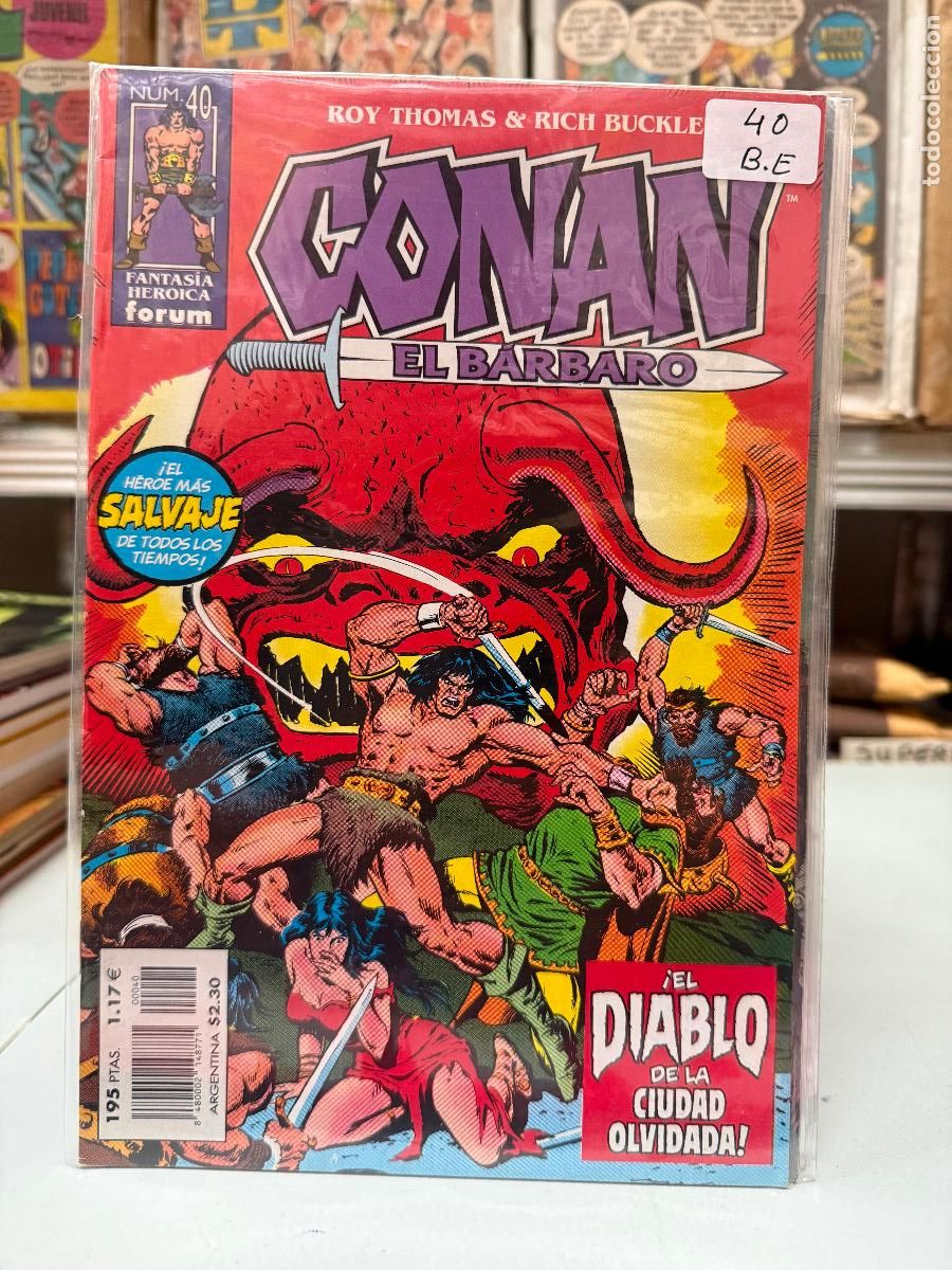 C&oacute;mics: CONAN DE ROY THOMAS EDITORIAL FORUM NUMERO 40 BUEN ESTADO - Foto 1