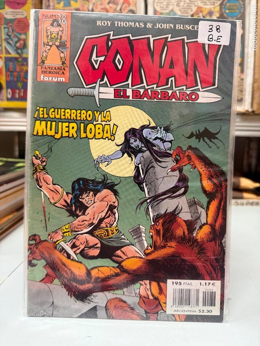 C&oacute;mics: CONAN DE ROY THOMAS EDITORIAL FORUM NUMERO 38 BUEN ESTADO - Foto 1