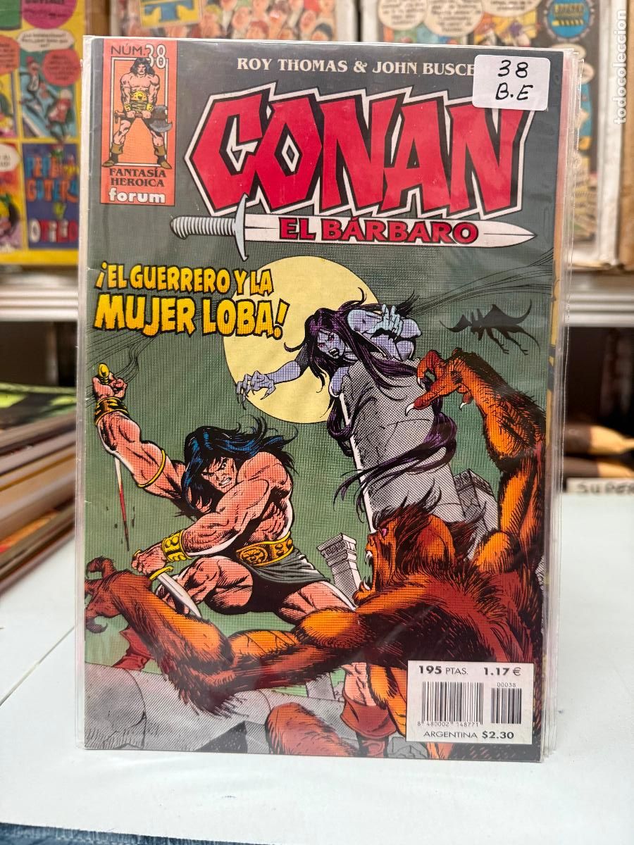 C&oacute;mics: CONAN DE ROY THOMAS EDITORIAL FORUM NUMERO 38 BUEN ESTADO - Foto 1