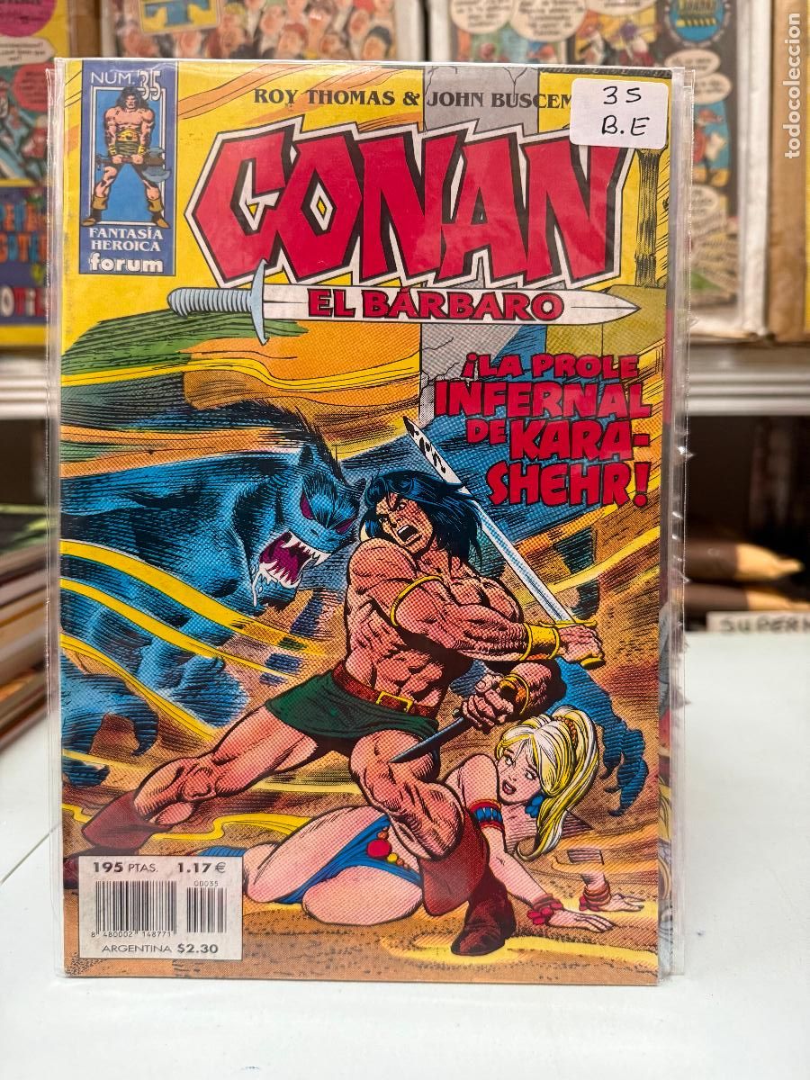 C&oacute;mics: CONAN DE ROY THOMAS EDITORIAL FORUM NUMERO 35 BUEN ESTADO - Foto 1