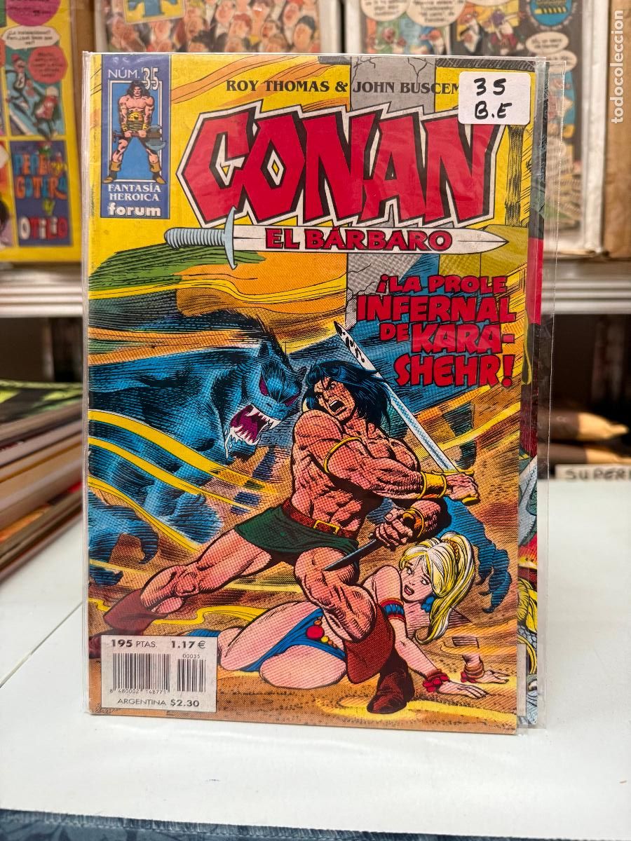 C&oacute;mics: CONAN DE ROY THOMAS EDITORIAL FORUM NUMERO 35 BUEN ESTADO - Foto 1