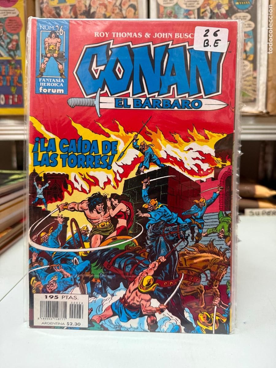 C&oacute;mics: CONAN DE ROY THOMAS EDITORIAL FORUM NUMERO 26 BUEN ESTADO - Foto 1