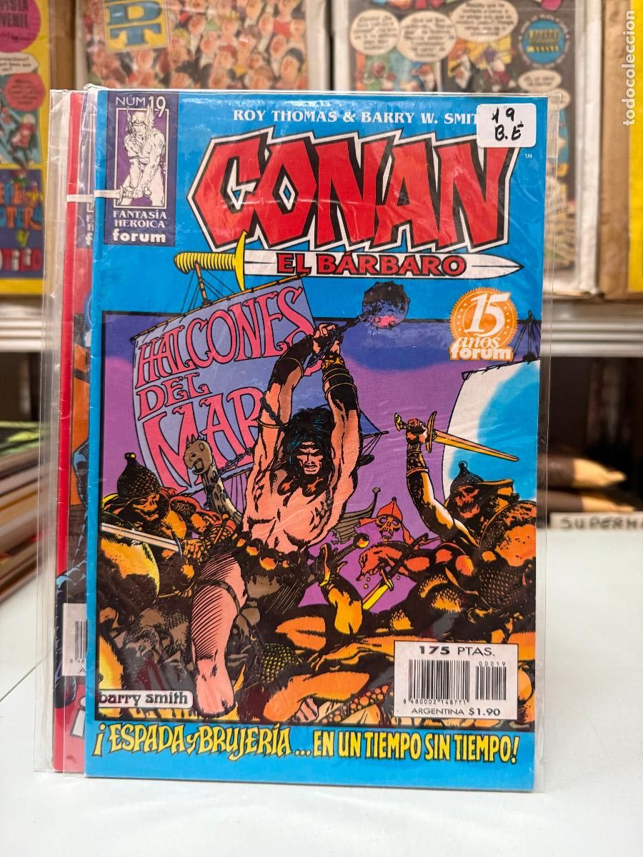 C&oacute;mics: CONAN DE ROY THOMAS EDITORIAL FORUM NUMERO 19 BUEN ESTADO - Foto 1