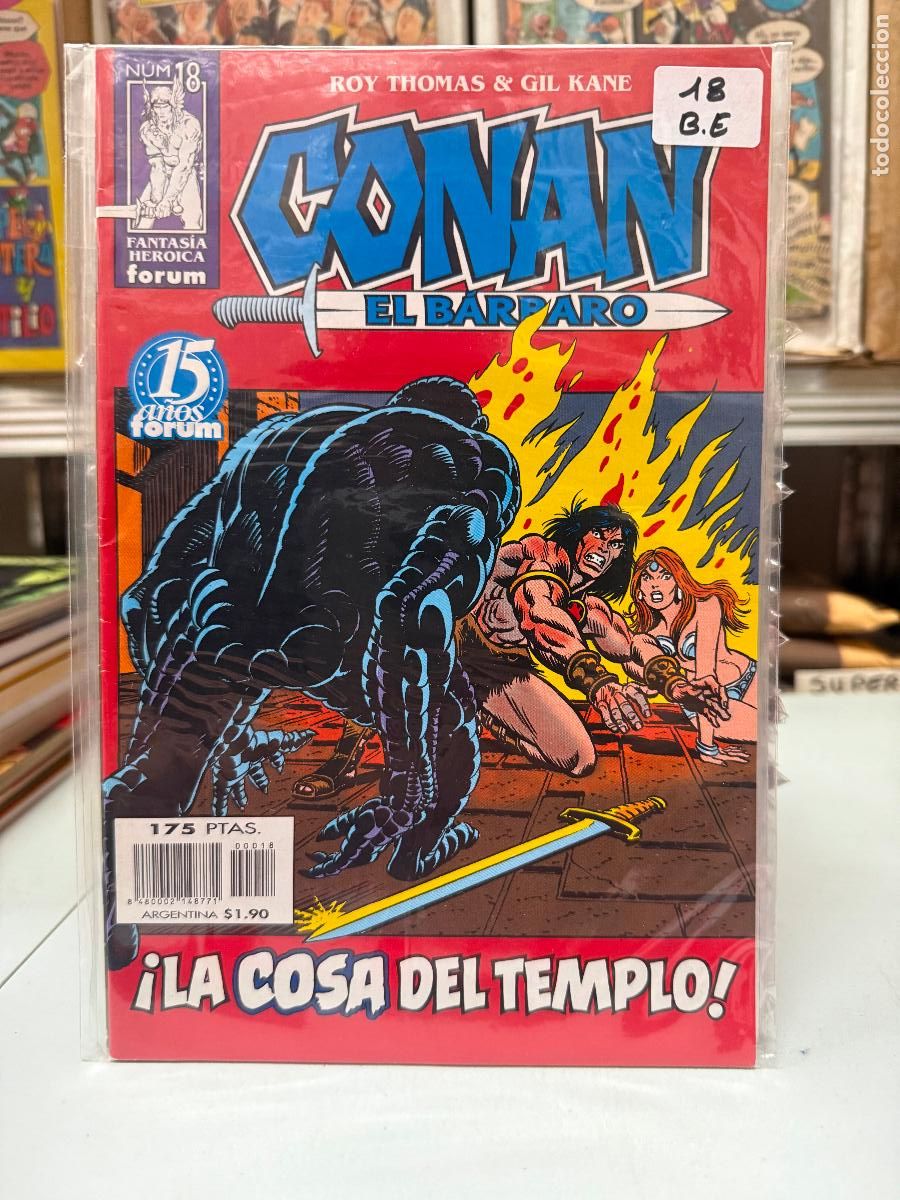 C&oacute;mics: CONAN DE ROY THOMAS EDITORIAL FORUM NUMERO 18 BUEN ESTADO - Foto 1