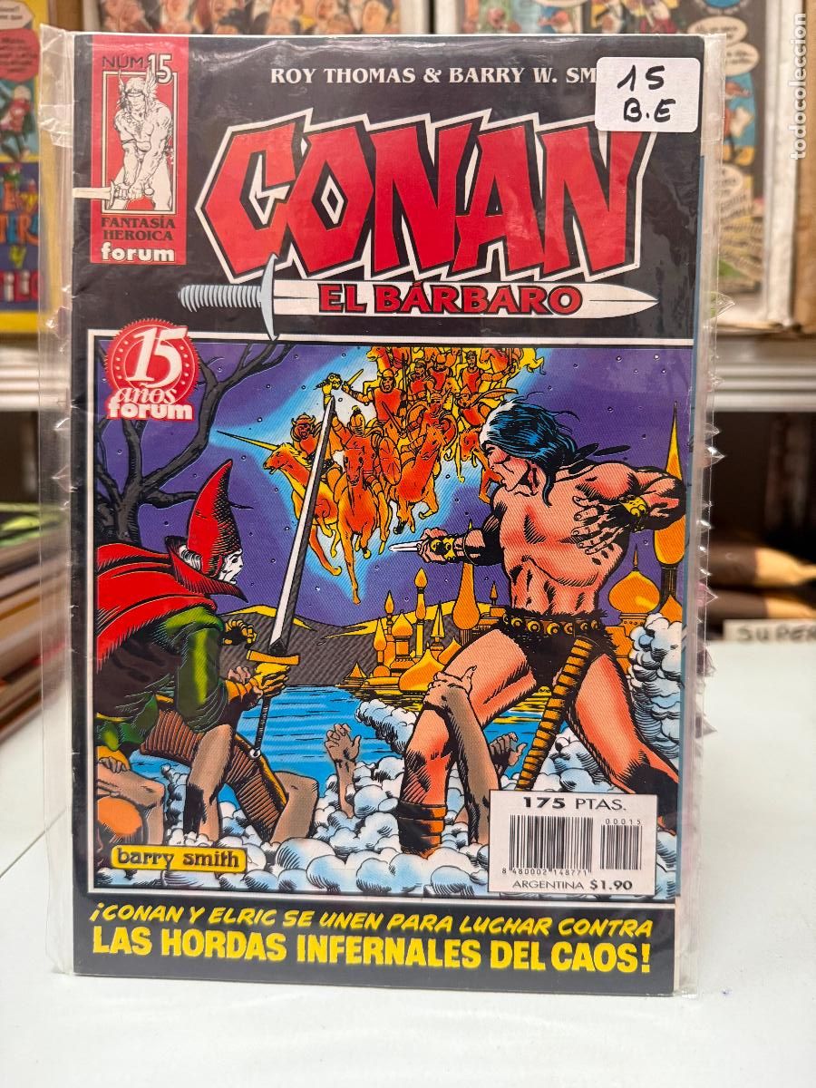 C&oacute;mics: CONAN DE ROY THOMAS EDITORIAL FORUM NUMERO 15 BUEN ESTADO - Foto 1