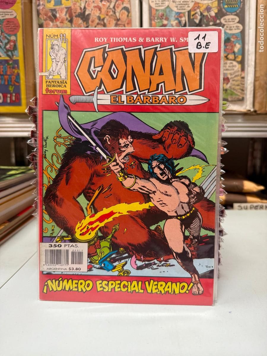 C&oacute;mics: CONAN DE ROY THOMAS EDITORIAL FORUM NUMERO 11 BUEN ESTADO - Foto 1
