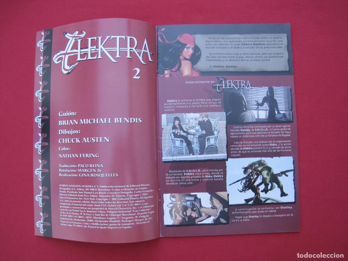 C&oacute;mics: MARVEL KNIGHTS - ELEKTRA - N&ordm; 2 - FORUM. - Foto 7