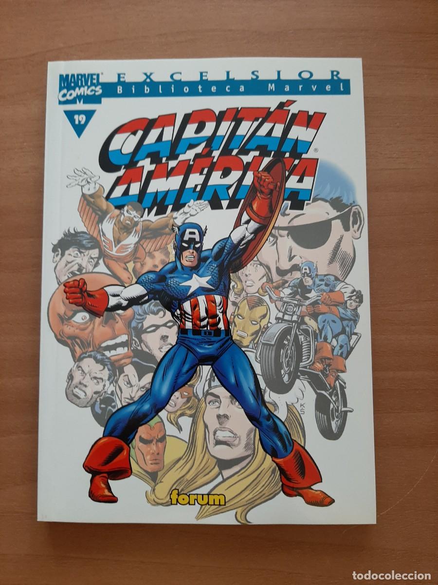 C&oacute;mics: EXCELSIOR. BIBLIOTECA MARVEL. CAPIT&Aacute;N AM&Eacute;RICA N&ordm;19 - Foto 1