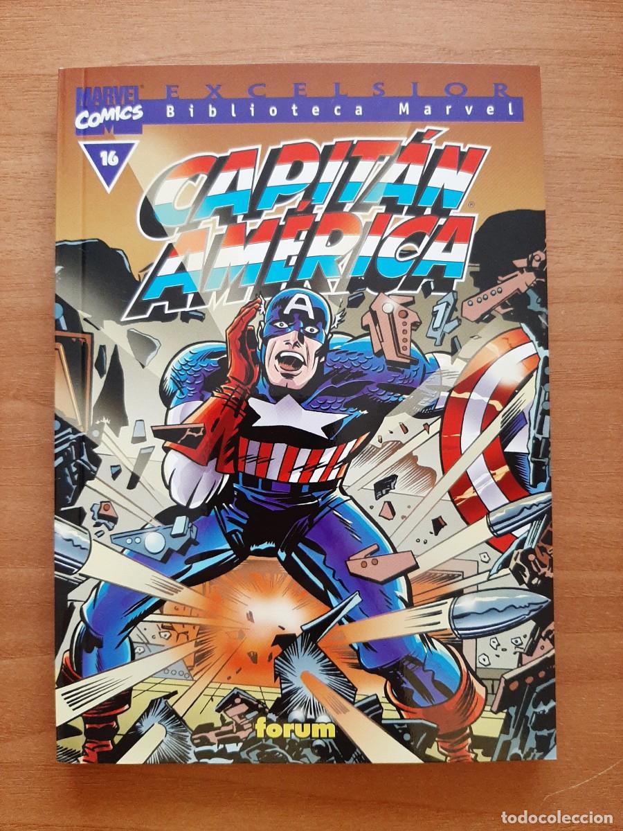 C&oacute;mics: EXCELSIOR. BIBLIOTECA MARVEL. CAPIT&Aacute;N AM&Eacute;RICA N&ordm;16 - Foto 1