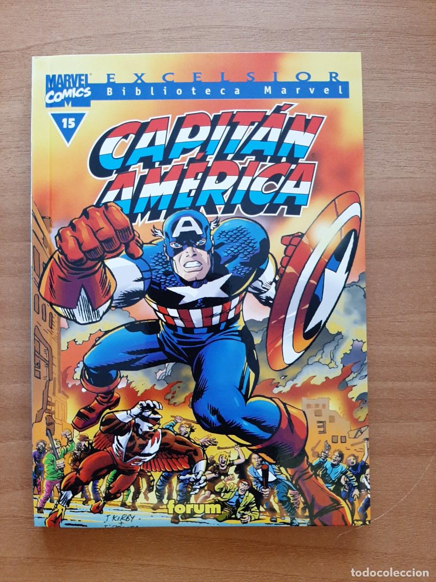 C&oacute;mics: EXCELSIOR. BIBLIOTECA MARVEL. CAPIT&Aacute;N AM&Eacute;RICA N&ordm;15 - Foto 1
