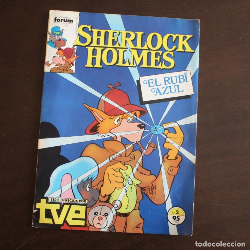 C&oacute;mics: SHERLOCK HOLMES 2 EL RUBI AZUL. EDiCIONES FORUM - Foto 1