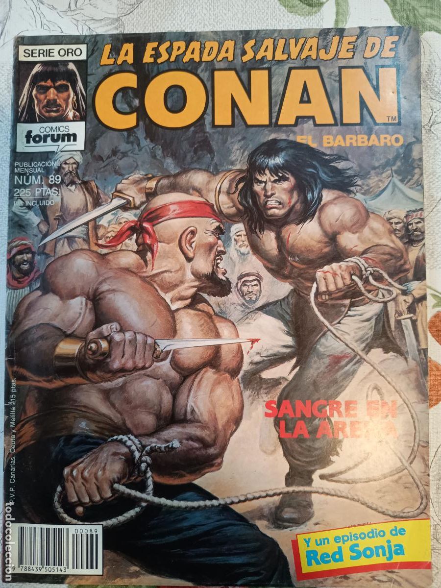 C&oacute;mics: LA ESPADA SALVAJE DE CONAN N&ordm; 89 1&ordf; EDICION FORUM - Foto 1