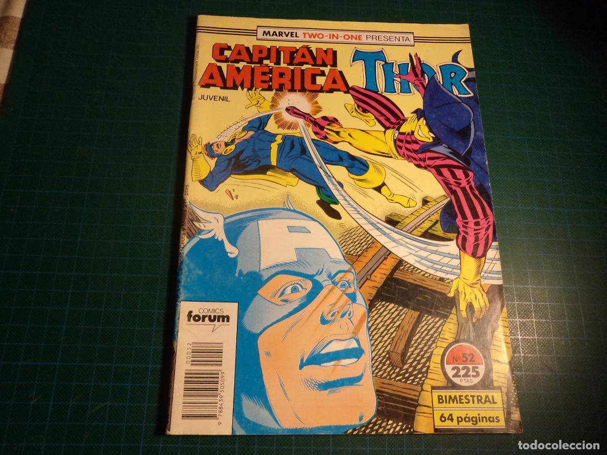 C&oacute;mics: Capitan America. N&ordm; 52. Marvel two in one. Forum - Foto 1