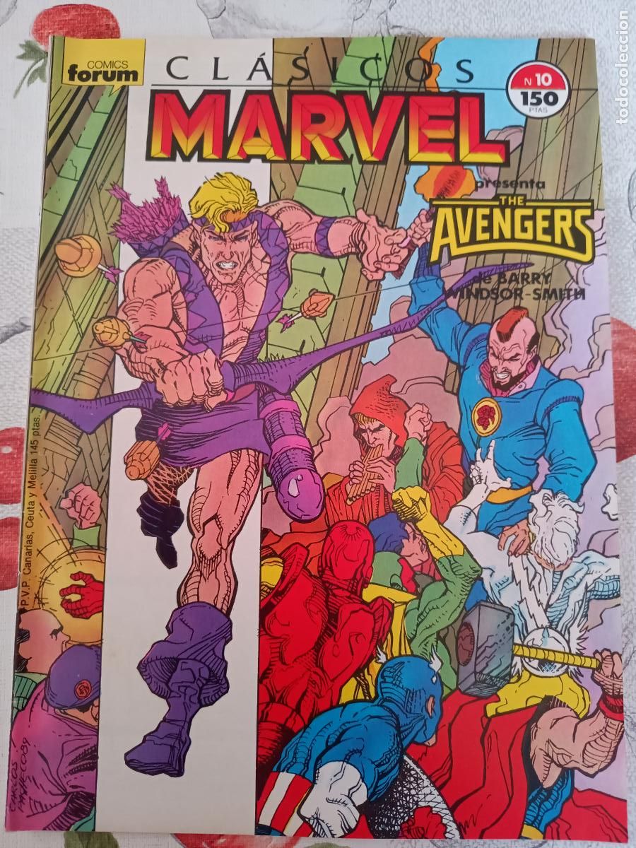 C&oacute;mics: CLASICOS MARVEL N&ordm; 10 VENGADORES FORUM - Foto 1