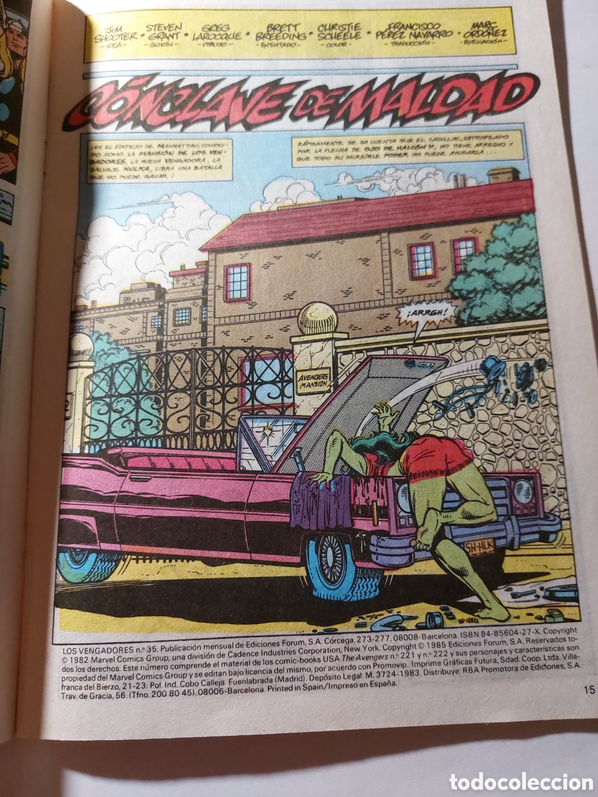 C&oacute;mics: LOS VENGADORES # 35 Volumen 1 FORUM - Foto 3