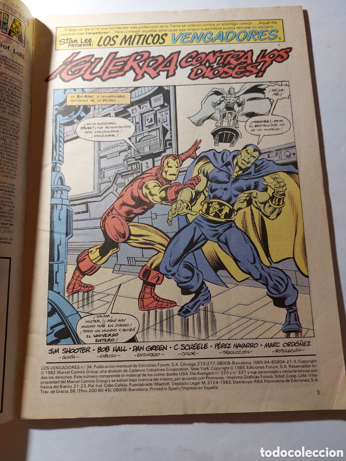 C&oacute;mics: LOS VENGADORES # 34 Volumen 1 FORUM - Foto 2