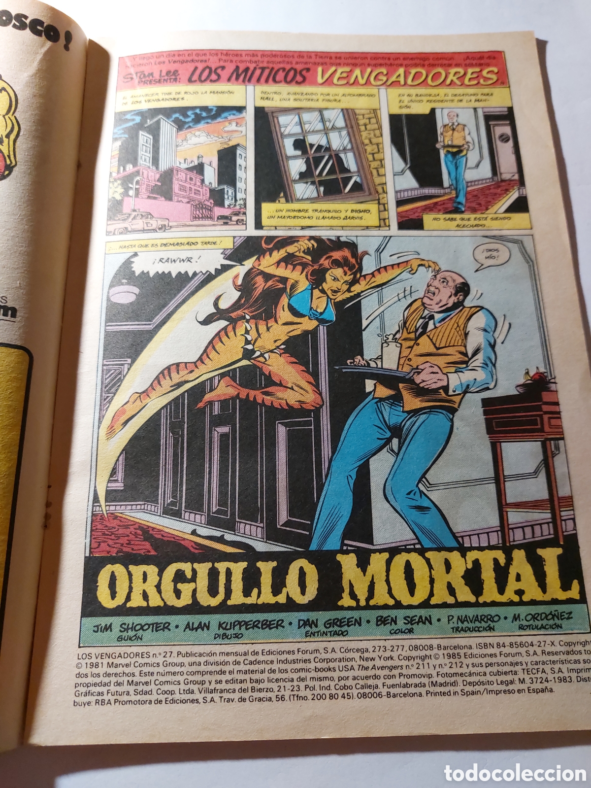 C&oacute;mics: LOS VENGADORES # 27 Volumen 1 FORUM - Foto 3