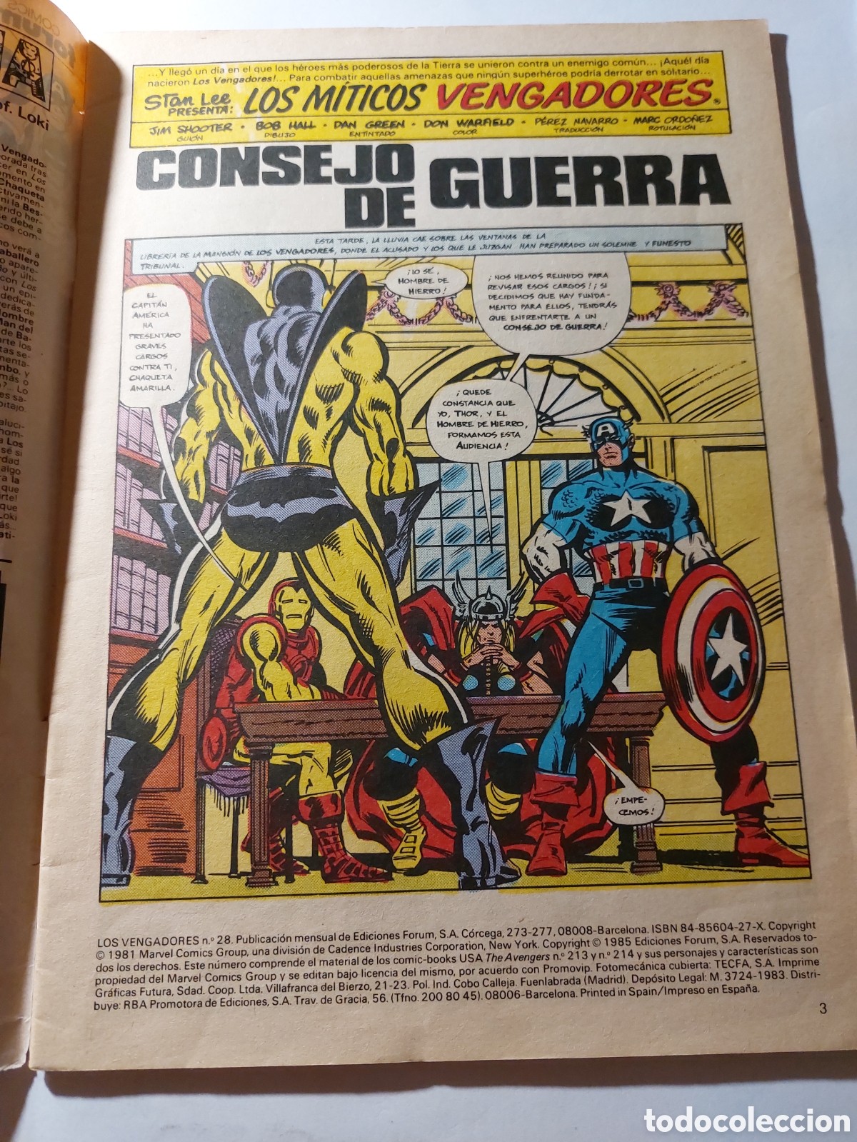 C&oacute;mics: LOS VENGADORES # 28 Volumen 1 FORUM - Foto 2
