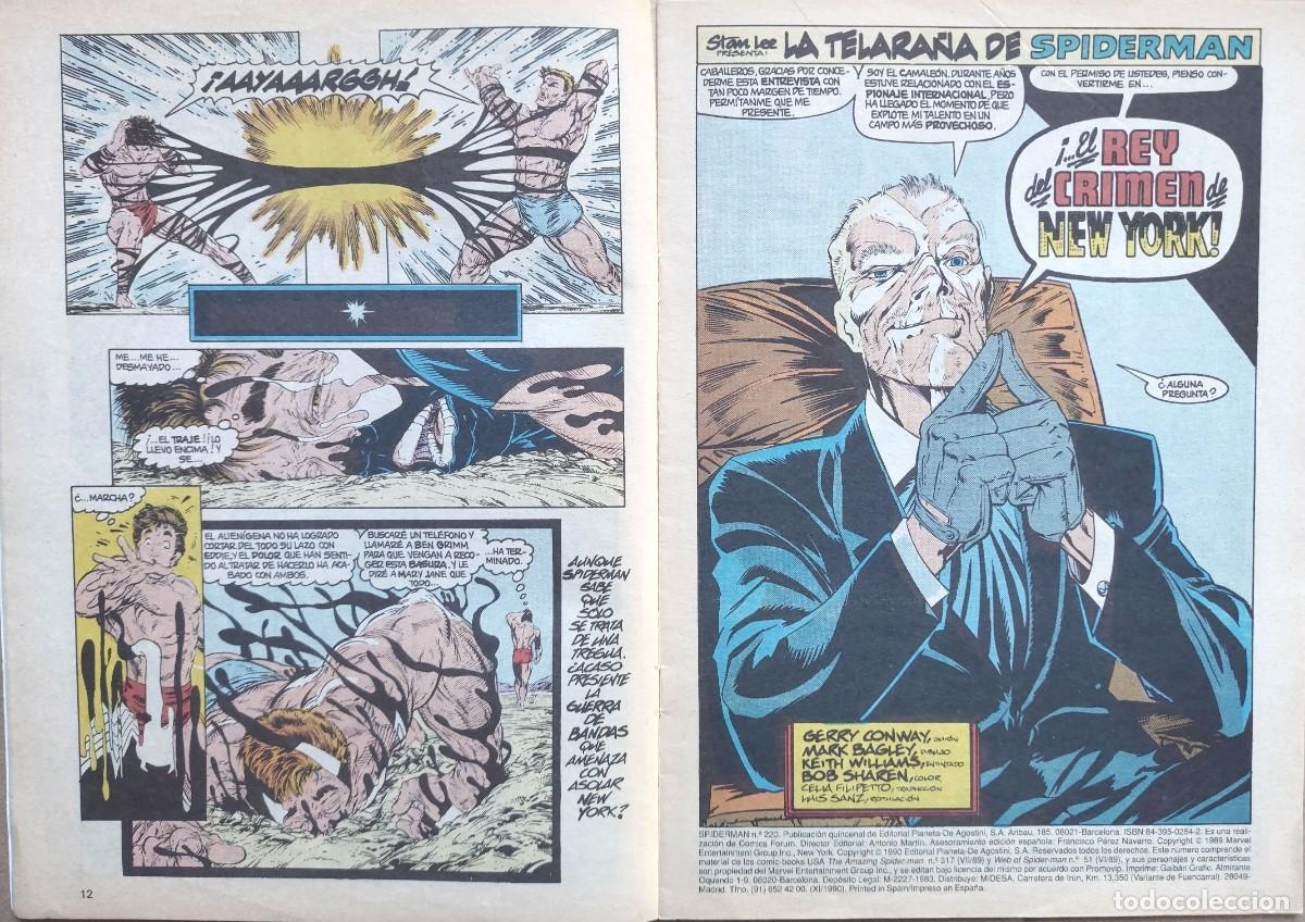 C&oacute;mics: Spiderman Vol. 1 N&ordm; 220 - C&oacute;mics Forum 1990 - Foto 3