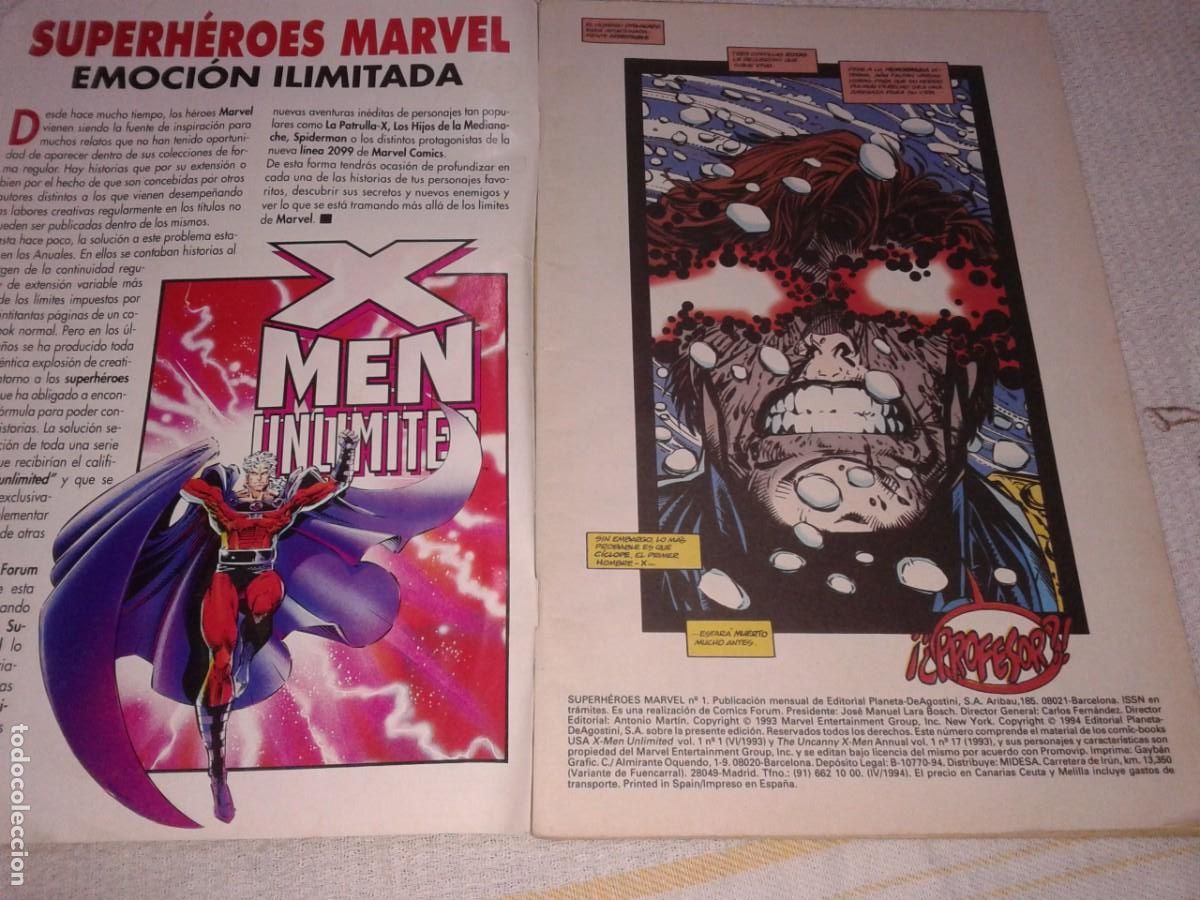 C&oacute;mics: SUPERHEROES MARVEL, N 1, 1993, B28 - Foto 3