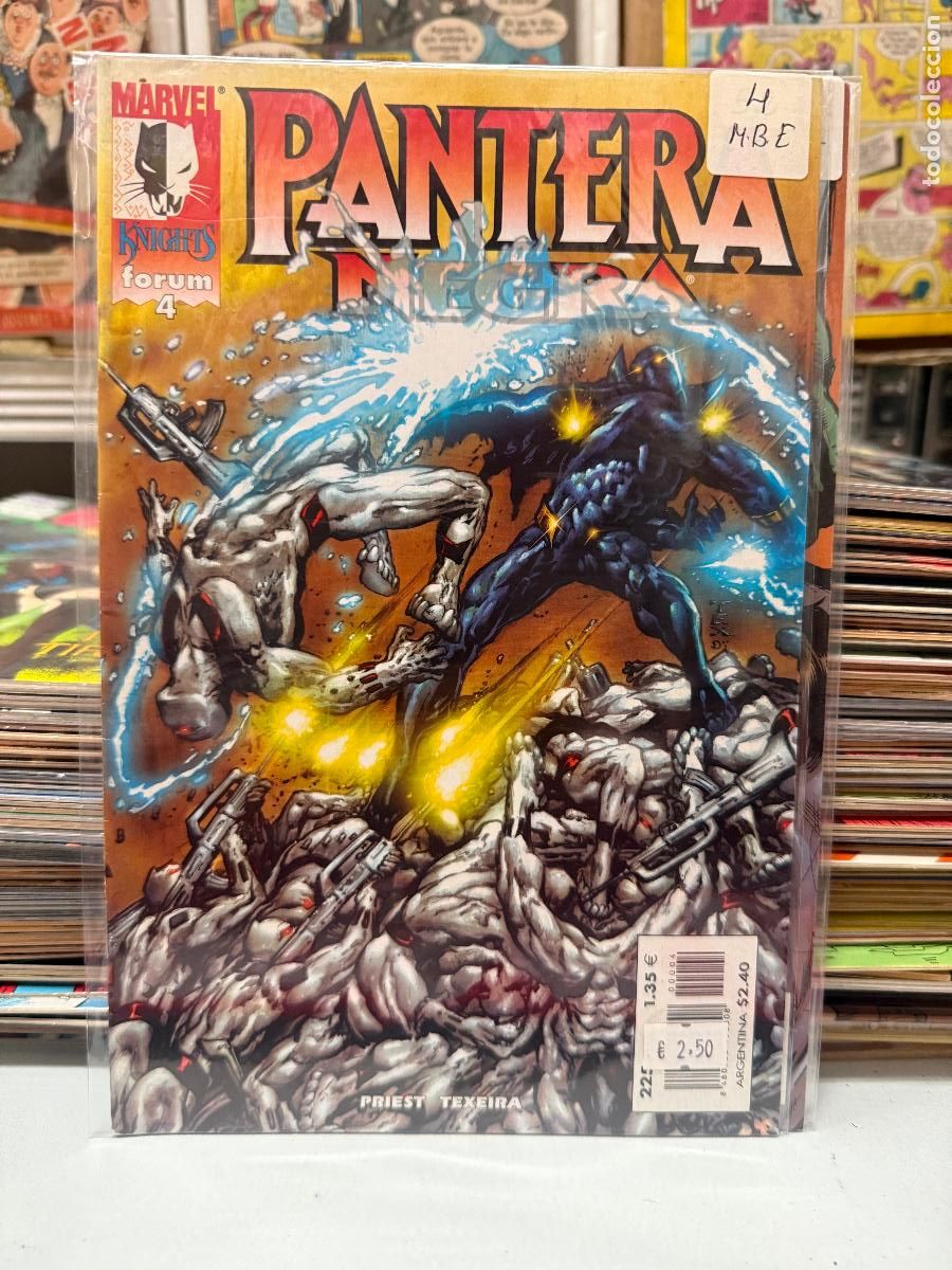 C&oacute;mics: PANTERA NEGRA EDITORIAL FORUM NUMERO 4 BUEN ESTADO - Foto 1
